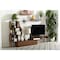 Baxton Studio Haversham Mid-century TV Stand Entertainment Center and Display Unit 121-6784 - alternate 4